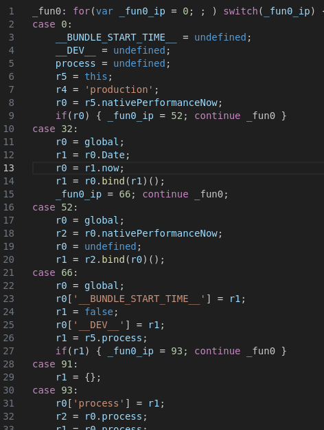 Image of not so readable pseudocode